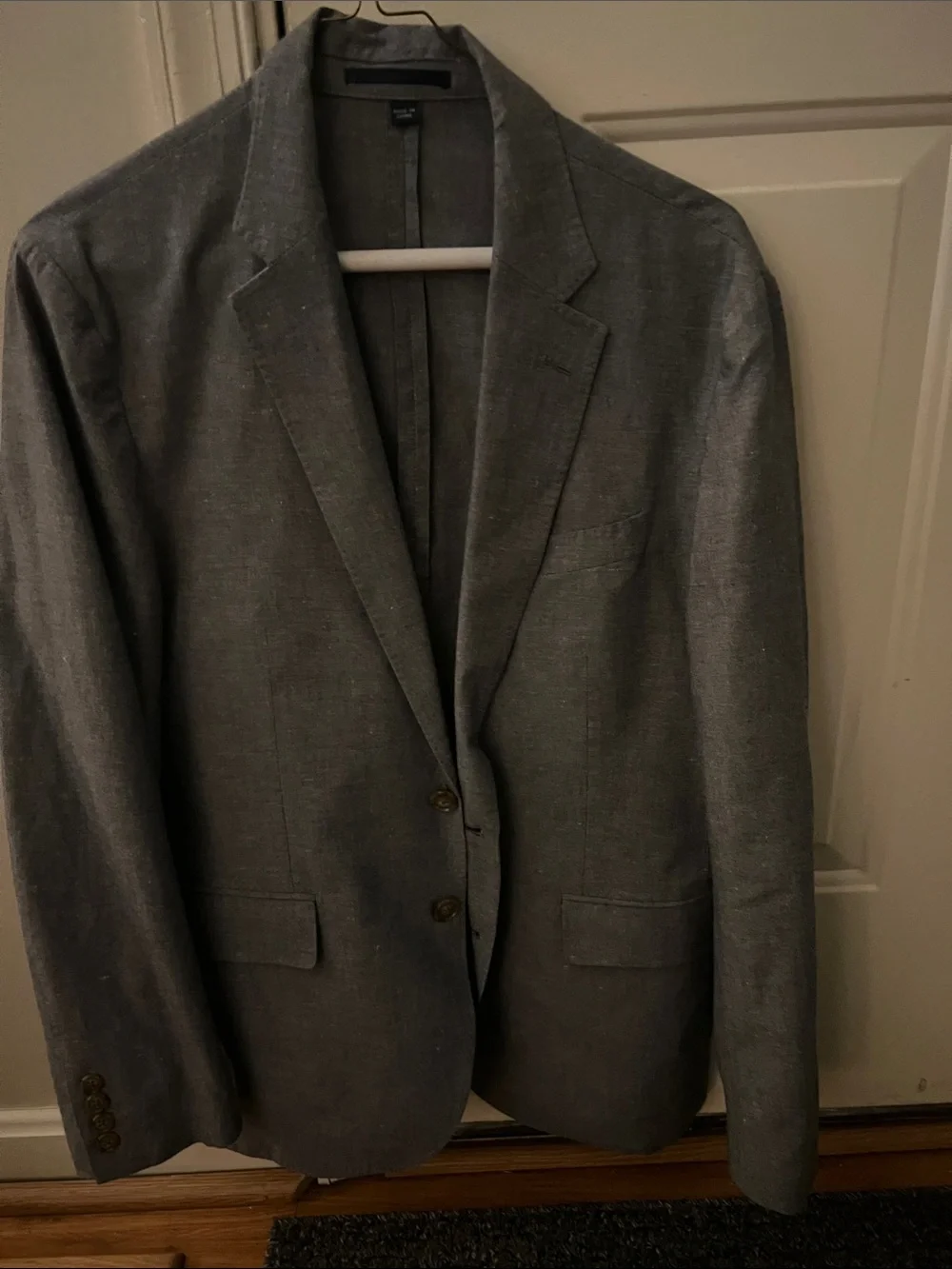 J Crew Baird McNutt Irish Linen Classic Men's Gray Two-Button Blazer & Pants